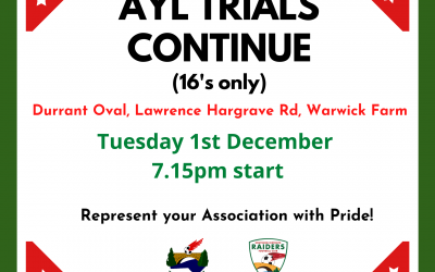 2021 SD Raiders Trials